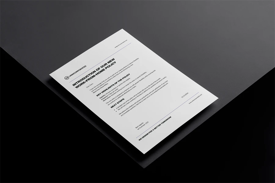 Letterhead Mockup